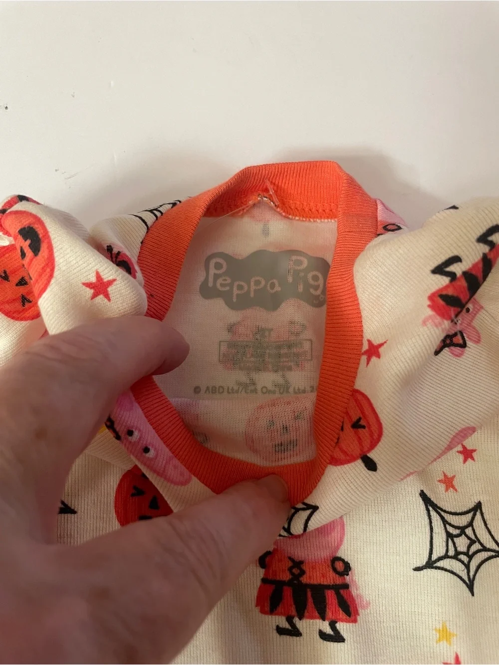 Peppa Pig NWT Pink and Orange Halloween Top